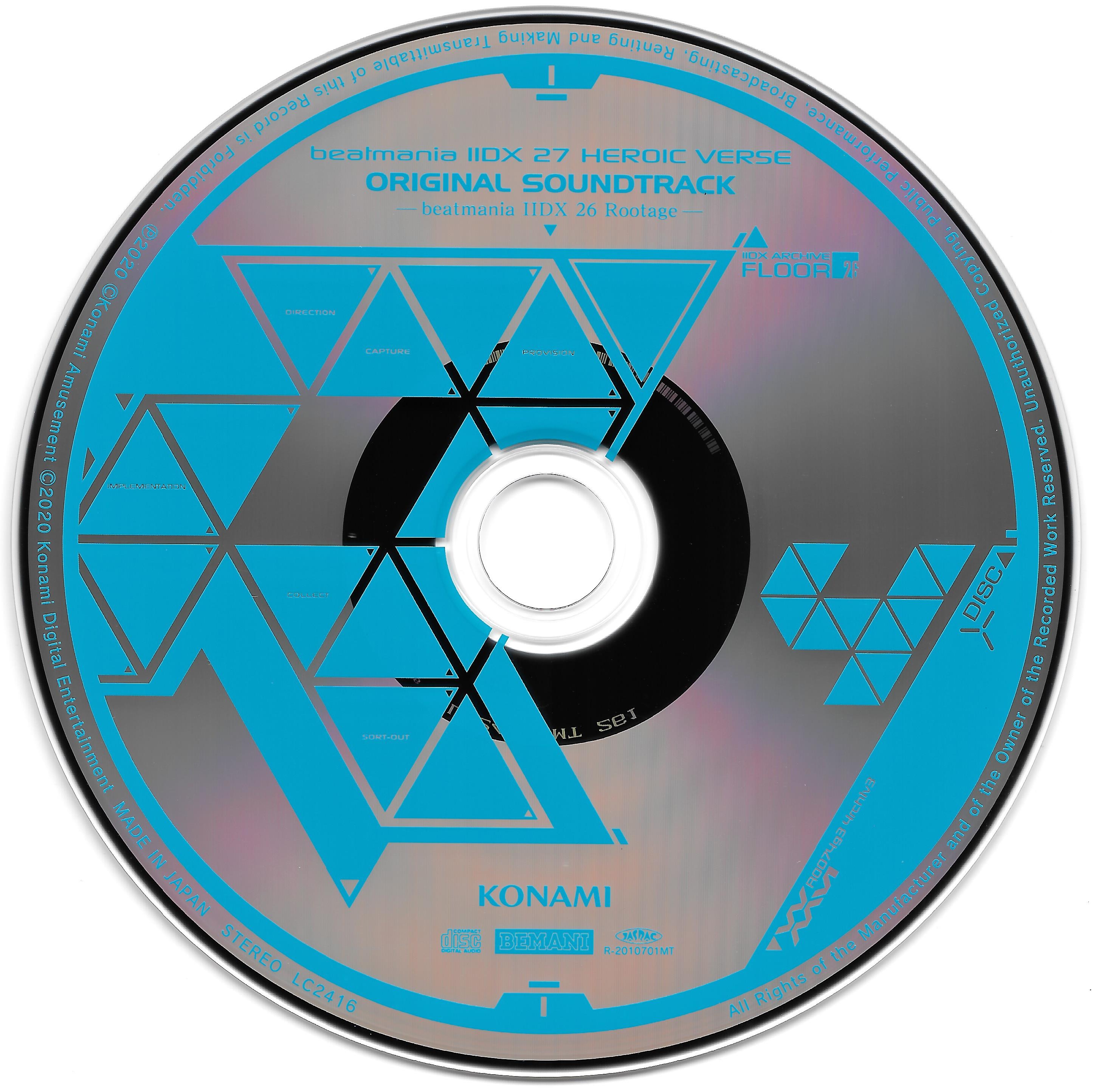 beatmania IIDX 27 HEROIC VERSE ORIGINAL SOUNDTRACK (2020) MP3